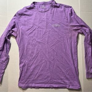 Vineyard Vines Light Purple Martha's Vineyear L/S T-Shirt M 2-Side Cape Cod
